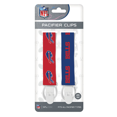 Buffalo Bills Pacifier Clips 2 Pack-0