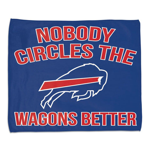 Buffalo Bills Towel 15x18 Rally Style Full Color-0