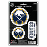 Buffalo Sabres Decal Die Cut Team 3 Pack - Team Fan Cave