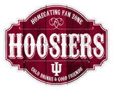 Indiana Hoosiers Sign Wood 12 Inch Homegating Tavern - Special Order-0