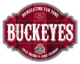 Ohio State Buckeyes Sign Wood 12 Inch Homegating Tavern-0