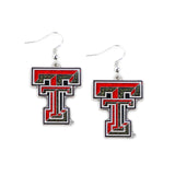 Texas Tech Red Raiders Earrings Glitter Dazzle-0