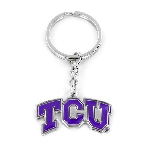 TCU Horned Frogs Keychain Logo-0