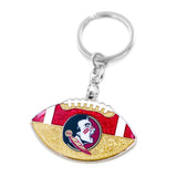 Florida State Seminoles Keychain Football Glitter-0