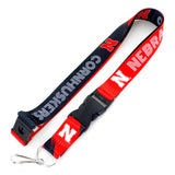 Nebraska Cornhuskers Lanyard Crossfade Design-0