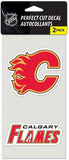 Calgary Flames Set of 2 Die Cut Decals - Special Order - Team Fan Cave