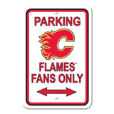 Calgary Flames Sign 12x18 Plastic Reserved Parking Style CO - Team Fan Cave