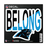 Carolina Panthers Decal 6x6 All Surface Slogan-0