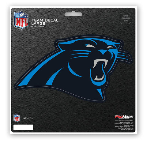 Carolina Panthers Decal 8x8 Die Cut - Team Fan Cave