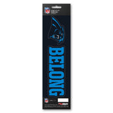 Carolina Panthers Decal Die Cut Slogan Pack - Team Fan Cave