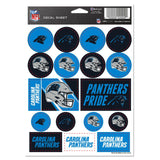 Carolina Panthers Decal Sheet 5x7 Vinyl-0