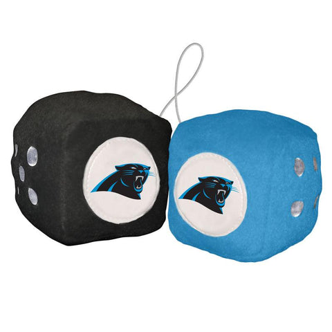 Carolina Panthers Fuzzy Dice - Team Fan Cave