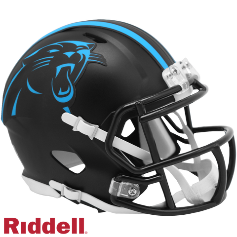 Carolina Panthers Helmet Riddell Replica Mini Speed Style On-Field Alternate-0