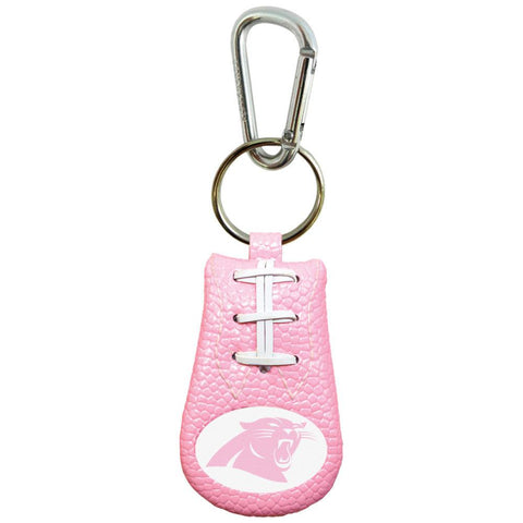 Carolina Panthers Keychain Pink Football - Team Fan Cave