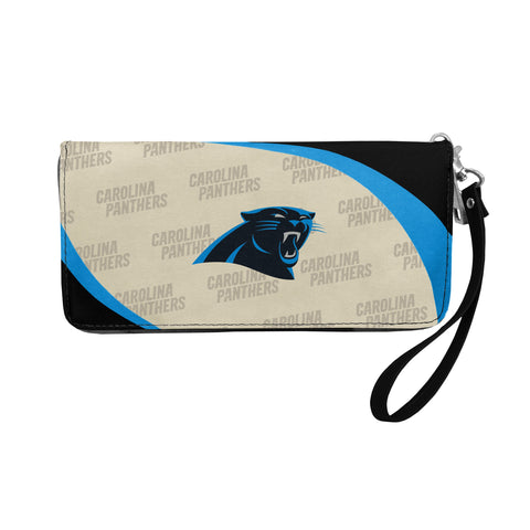 Carolina Panthers Wallet Curve Organizer Style - Team Fan Cave