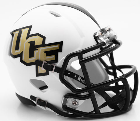 Central Florida Knights Helmet Riddell Replica Mini Speed Style Matte White-0