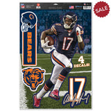 Chicago Bears Decal 11x17 Multi Use Alshon Jeffrey CO