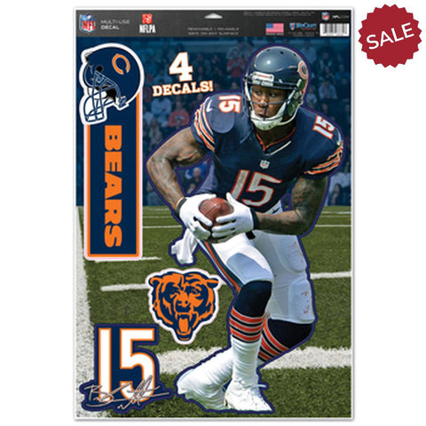 Chicago Bears Decal 11x17 Multi Use Brandon Marshall Design CO