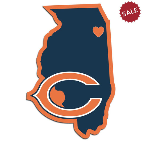 Chicago Bears Decal Home State Pride-0