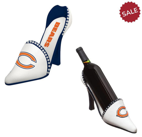 Chicago Bears Decorative Wine Bottle Holder - Shoe - Team Fan Cave