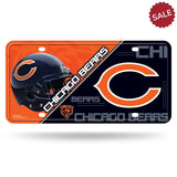 Chicago Bears License Plate Metal