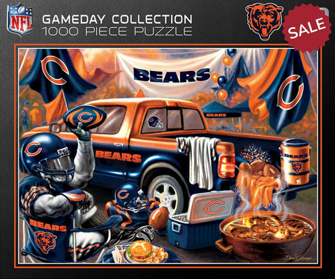 Chicago Bears Puzzle 1000 Piece Gameday Design-0