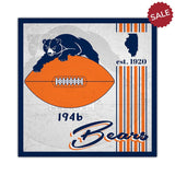 Chicago Bears Sign Wood 10x10 Album Design