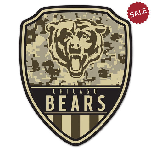 Chicago Bears Sign Wood 11x14 Shield Shape-0