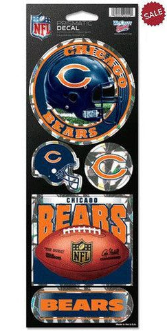 Chicago Bears Stickers Prismatic - Team Fan Cave