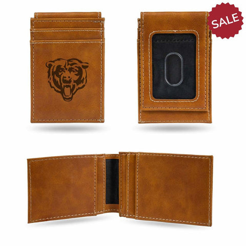 Chicago Bears Wallet Front Pocket Laser Engraved