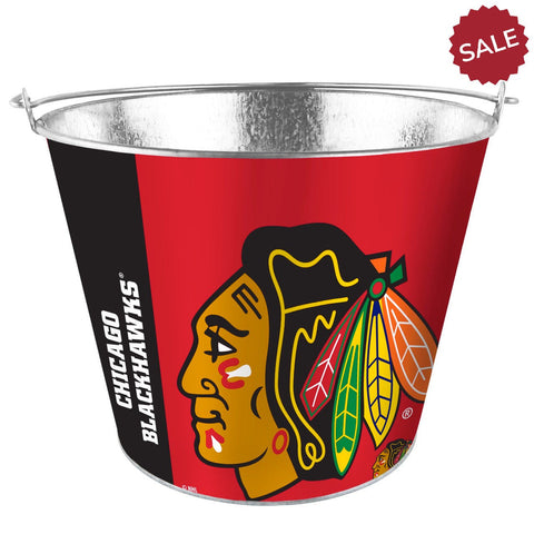 Chicago Blackhawks Bucket 5 Quart Hype Design Special Order-0