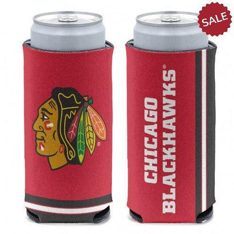 Chicago Blackhawks Can Cooler Slim Can Design