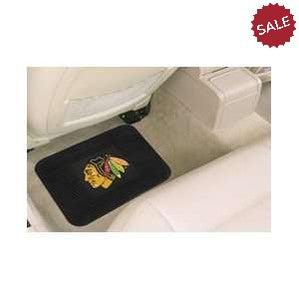 Chicago Blackhawks Car Mat Heavy Duty Vinyl Rear Seat - Team Fan Cave