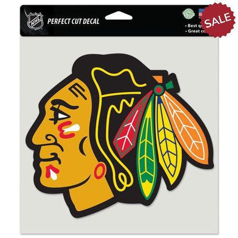 Chicago Blackhawks Decal 8x8 Die Cut Color - Team Fan Cave