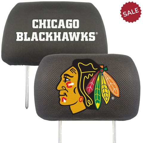 Chicago Blackhawks Headrest Covers FanMats - Team Fan Cave