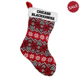 Chicago Blackhawks Knit Holiday Stocking - 2015 - Team Fan Cave