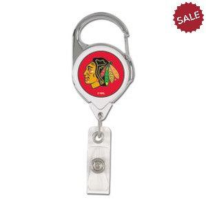 Chicago Blackhawks Retractable Premium Badge Holder - Team Fan Cave