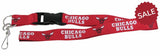 Chicago Bulls Lanyard - Breakaway with Key Ring - Special Order