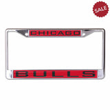 Chicago Bulls License Plate Frame - Inlaid - Special Order