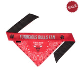 Chicago Bulls Pet Bandanna Size L Special Order - Team Fan Cave