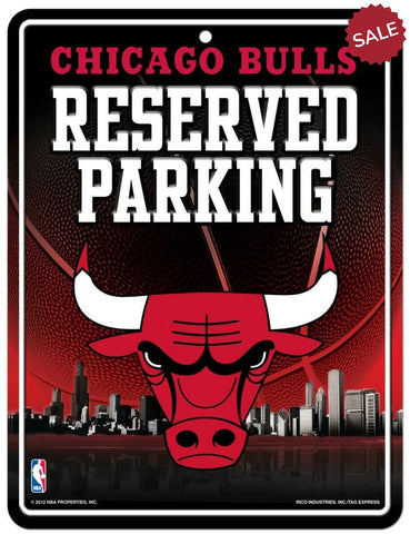 Chicago Bulls Sign Metal Parking