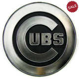 Chicago Cubs Auto Emblem - Silver - Team Fan Cave