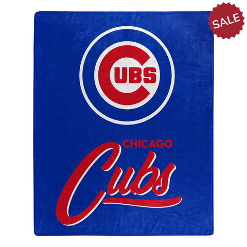 Chicago Cubs Blanket 50x60 Raschel Signature Design