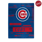 Chicago Cubs Blanket 60x80 Raschel Digitize Design