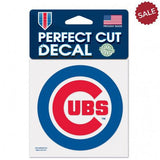 Chicago Cubs Decal 4x4 Perfect Cut Color - Team Fan Cave