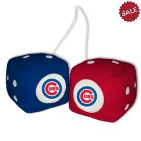 Chicago Cubs Fuzzy Dice - Team Fan Cave