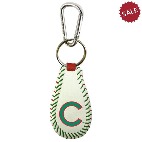 Chicago Cubs Keychain Baseball Holiday Design - Team Fan Cave