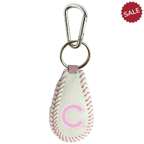 Chicago Cubs Keychain Baseball Pink - Team Fan Cave