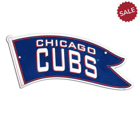 Chicago Cubs Sign 12x18 Plastic CO - Team Fan Cave