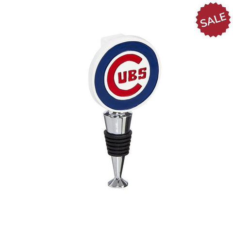 Chicago Cubs Wine Bottle Stopper Logo Special Order - Team Fan Cave